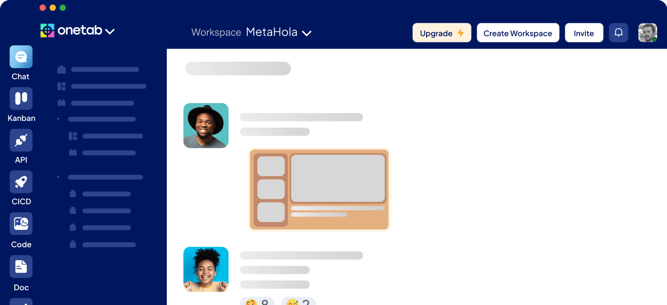 Onetab - A unified platform designed to increase developer productivity.