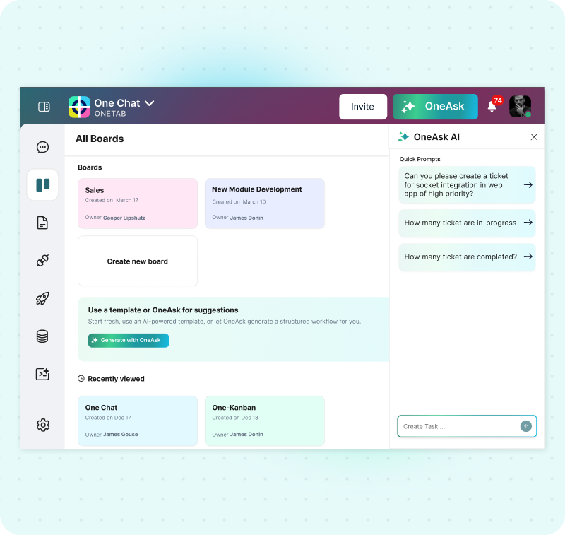 Search Instantly Across Tickets, FAQs & Internal Docs