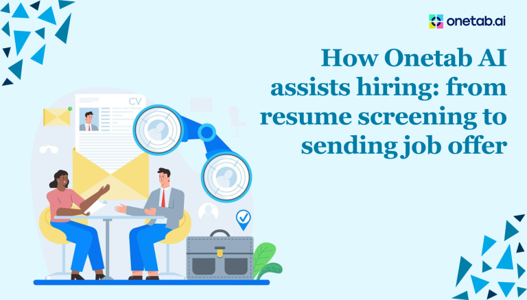 Resume to Offer Letter: Handle Complete Hiring With Onetab AI